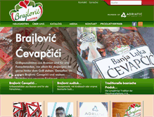 Tablet Screenshot of brajlovic.at